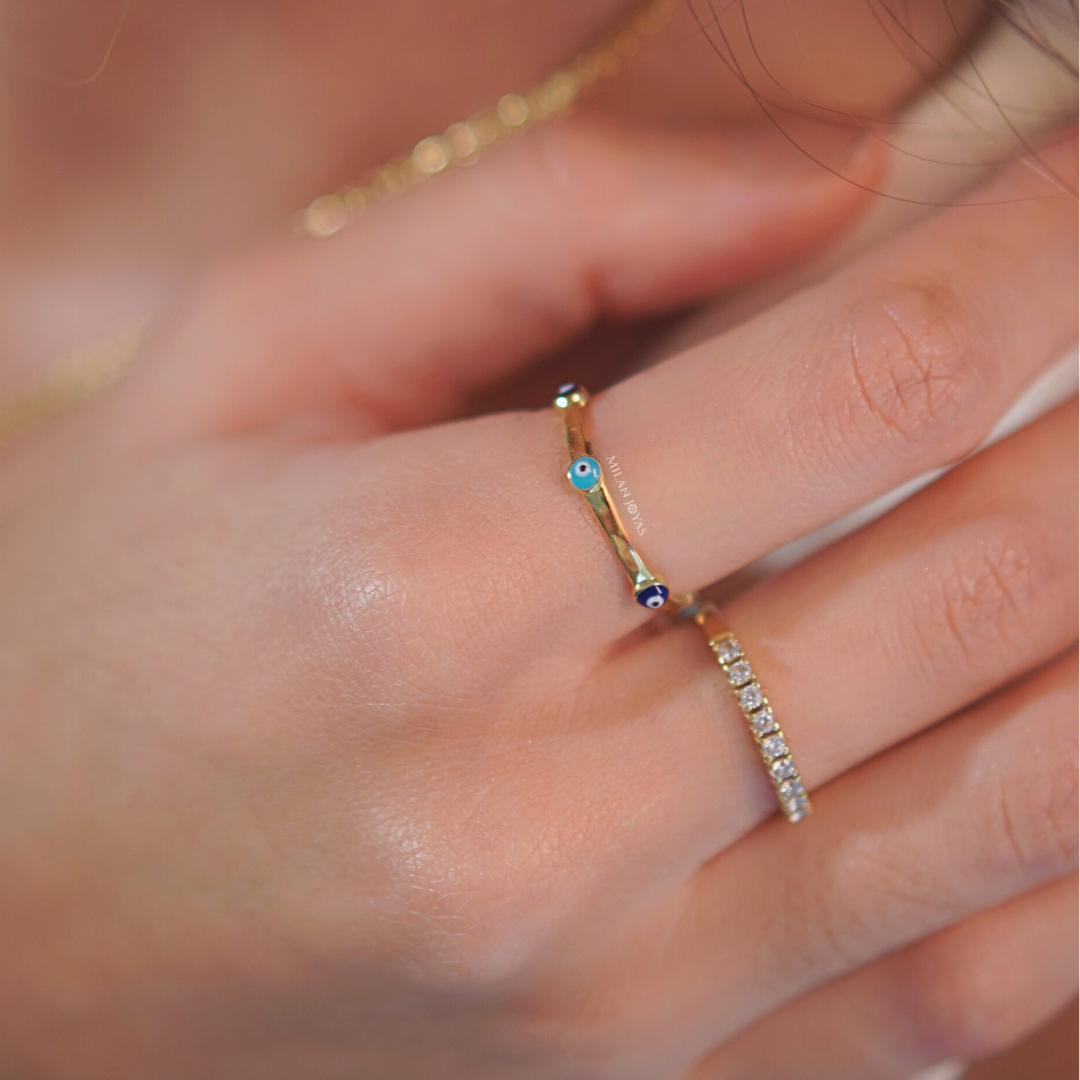Ojos Turcos en Anillos