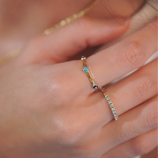 Ojos Turcos en Anillos