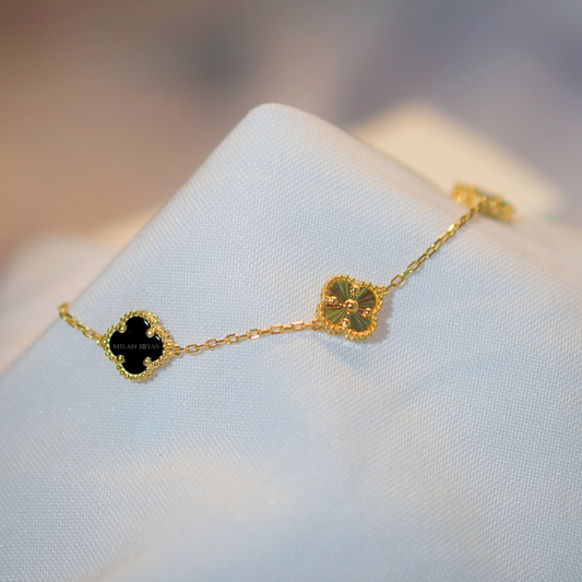 Pulsera Trebol Negro