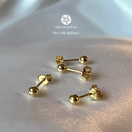 Par Topos Balines Milan Joyas