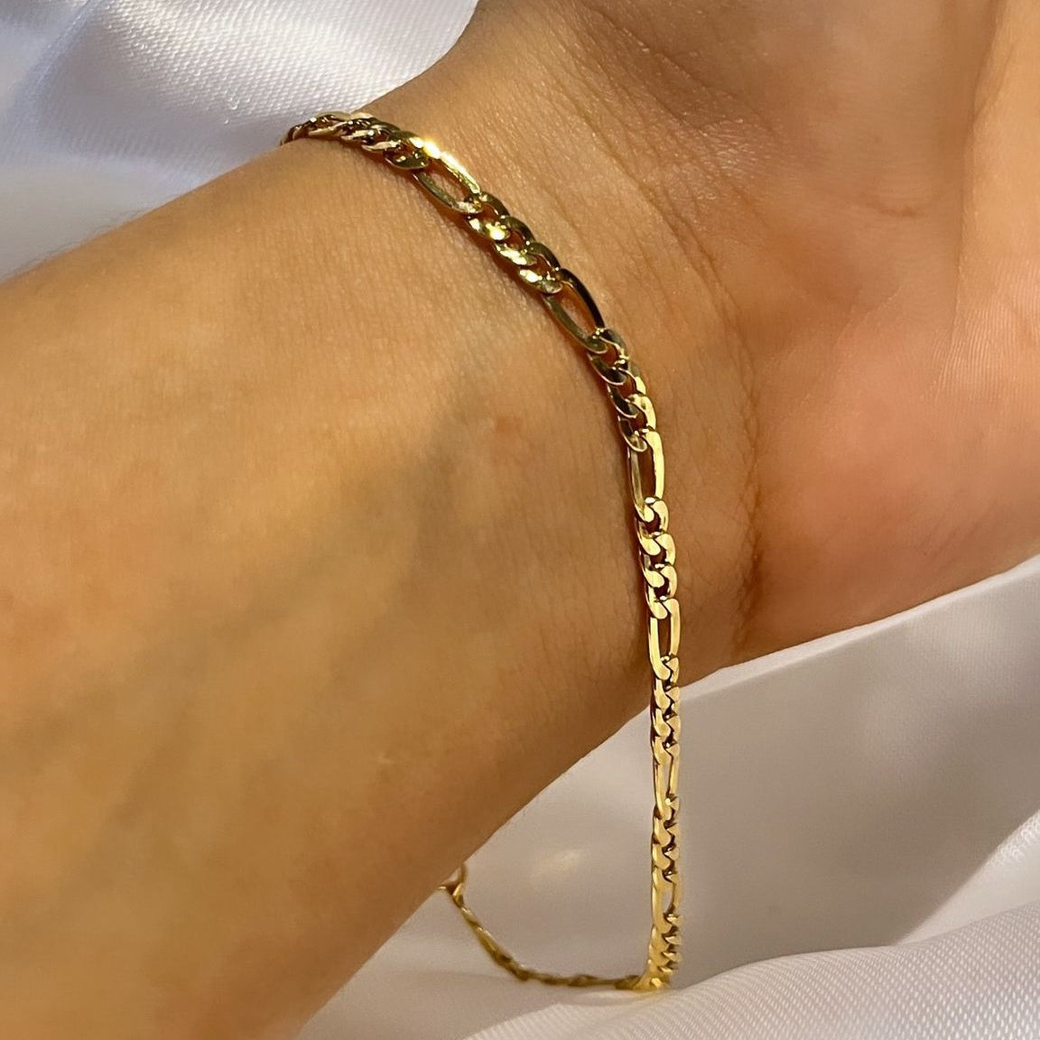 Pulsera Tres en Uno de Milan Joyas Oro Italiano 18k
